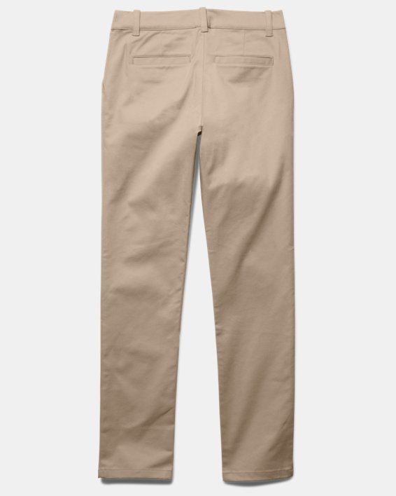 Girls' UA Uniform Chino Pants - Plus Size, Brown, pdpMainDesktop image number 3